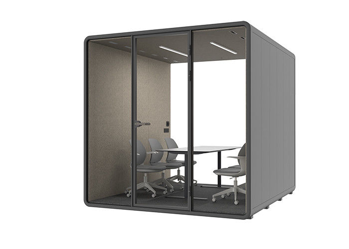 Intelligent Switch Ventilation Light Silent Office Pods Automatically Open Phone Booth Meeting Booth