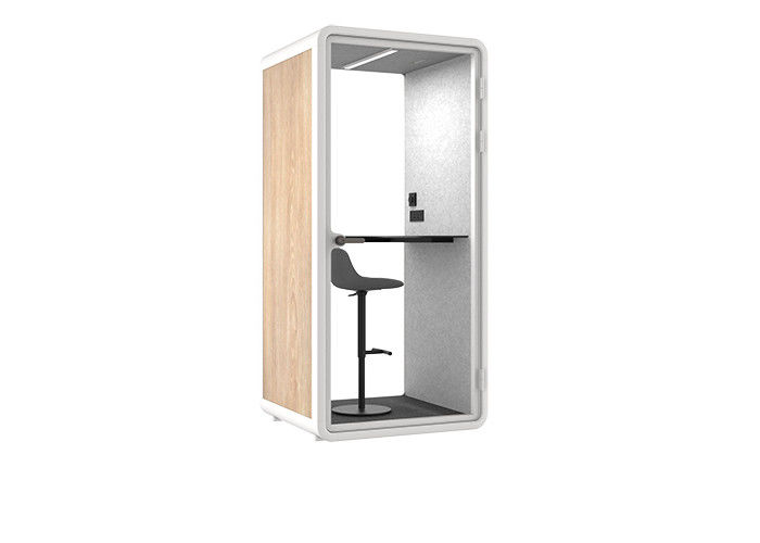 Customized acoustic booth various sizes available office pods with compact laminate furniture