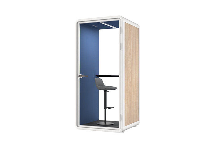 Office pods intelligent infrared sensors automatically turn on lighting and ventilation systems