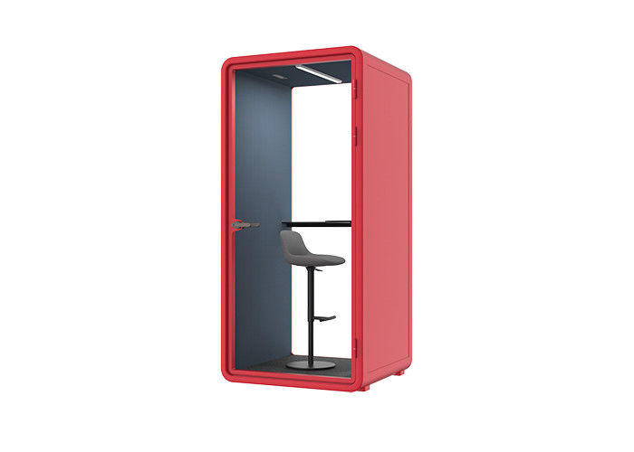 Disassemble Easy Installation Office Meeting Pods Durable Phone Booth 10mm Thickness Laminated Glass