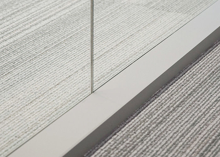 Modern customizable durable Office Glass Partition Walls 25mm style single frameless nice package with quality door