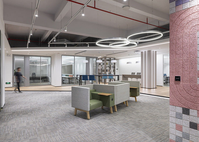 Framed Glass Dividers With Embedded Blinds Double Partition Wall For Office Division