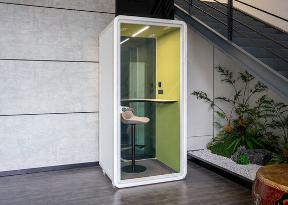Single person soundproof phone booth office meeting pods with sound isolation