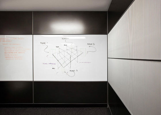 3mm 두께 알루미늄 프레임 단단한 모든 강철 사무실 파티션 벽을 위한 상업용 방 맞춤형 크기 화재 보호