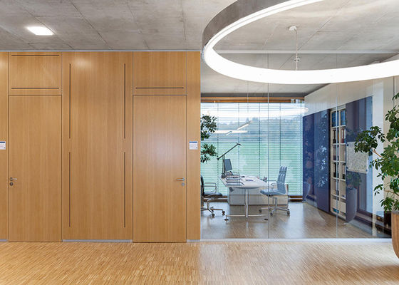 최신 디자인 모듈형 유리 벽 파티션 프레임없는 전체 뷰 유리 파티션