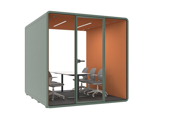 이동성 소음 차단형 전화 부스, 환기 시스템과 소음 차단성 30dB 이하 사무실 개인 정보 보호