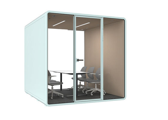 근대적 사운드 인솔 어쿠스틱 캐빈 오피스 팟 디자인 작업 휴대용 사운드 캐빈 사전 제조 된 가정 녹음 전화 부스 판매